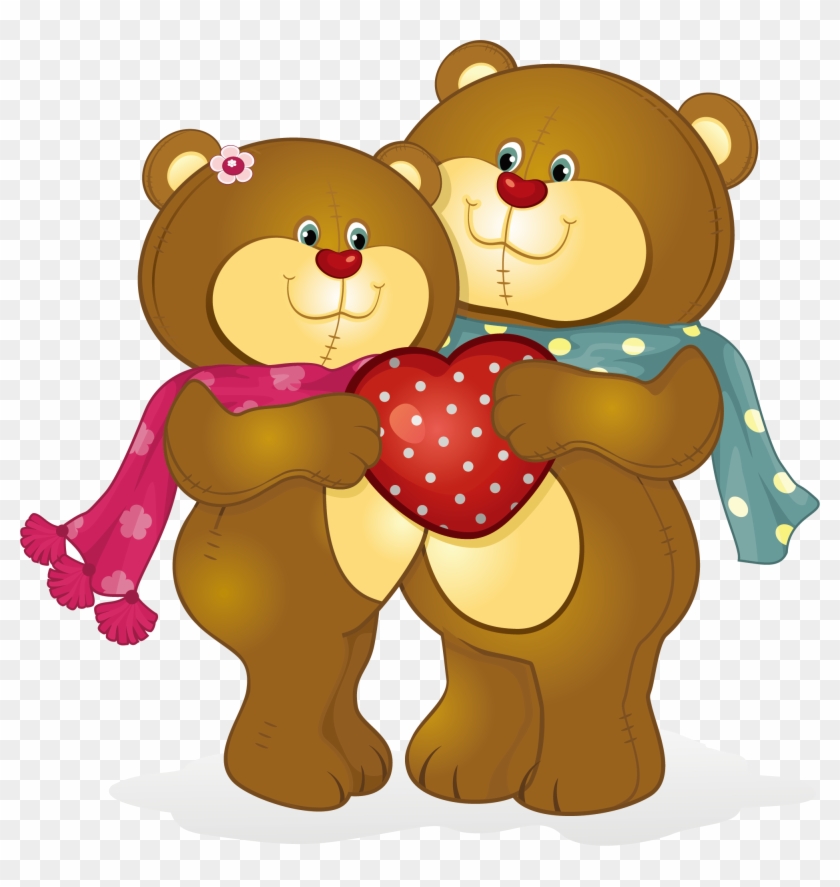 Teddy Bear Valentines Day Vinegar Valentines Clip Art - Teddy Bear Valentine Png Transparent Png #2410775