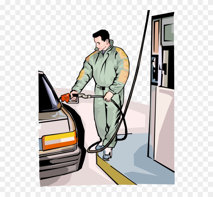 Gas Vector Gasoline Station - Illustration Clipart