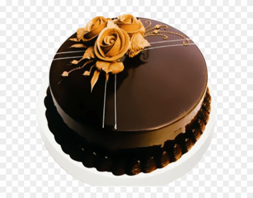 Choco Truffle Cake - Half Kg Chocolate Cake Designs Clipart #2410821