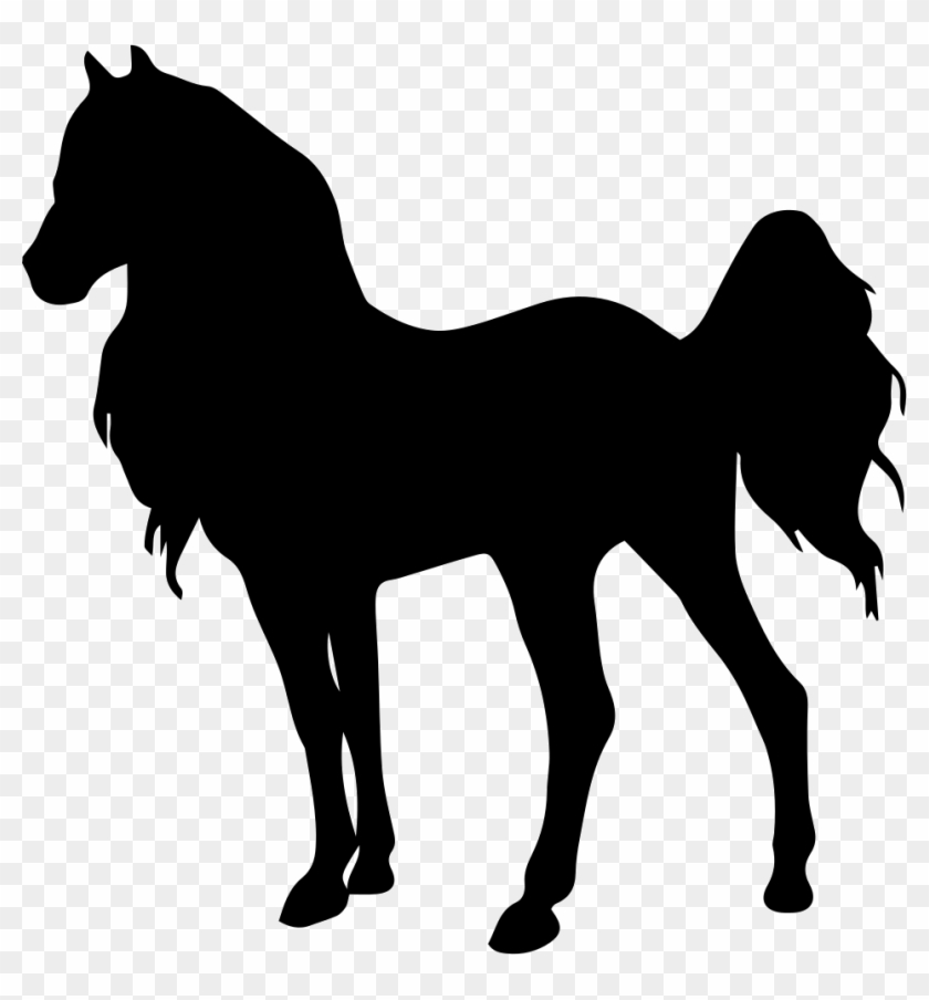 Png File Svg - Black Shape Horse Clipart