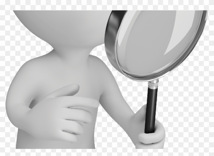 Magnifying Glass Clipart Person - Png Download