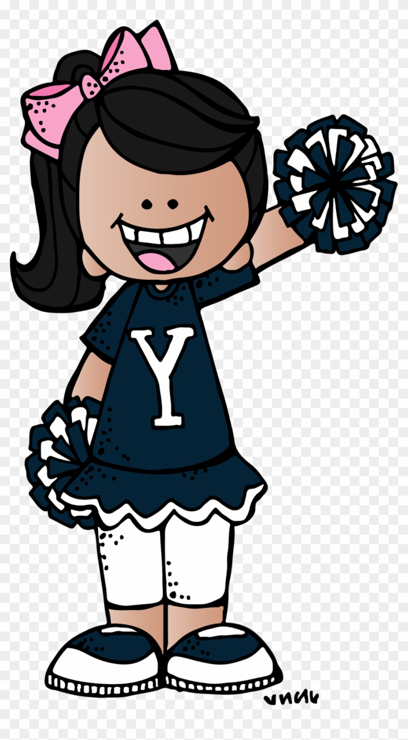 Melonheadz Lds Illustrating - Melonheadz Cheerleader Clipart
