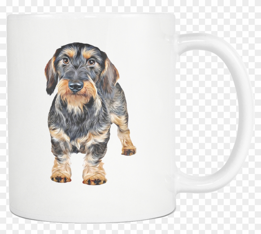 Wirehaired Dachshund Mug I - Dachshund Clipart