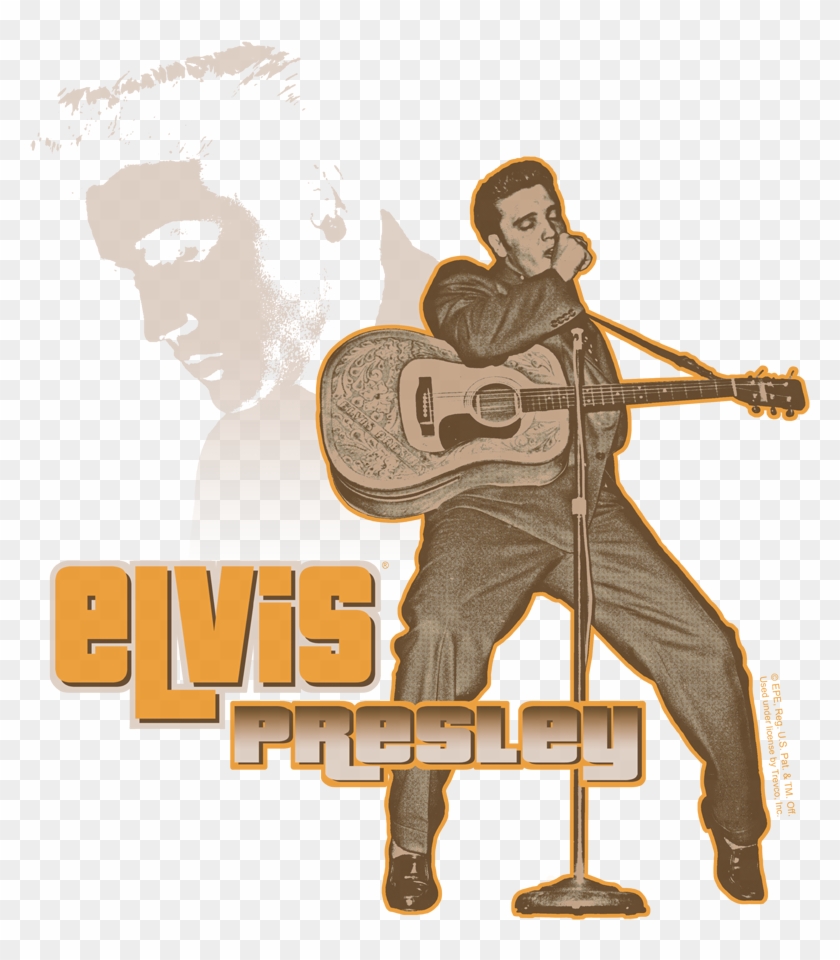 Elvis Presley The Hillbilly Cat Men's Regular Fit T-shirt - Elvis Presley Clipart