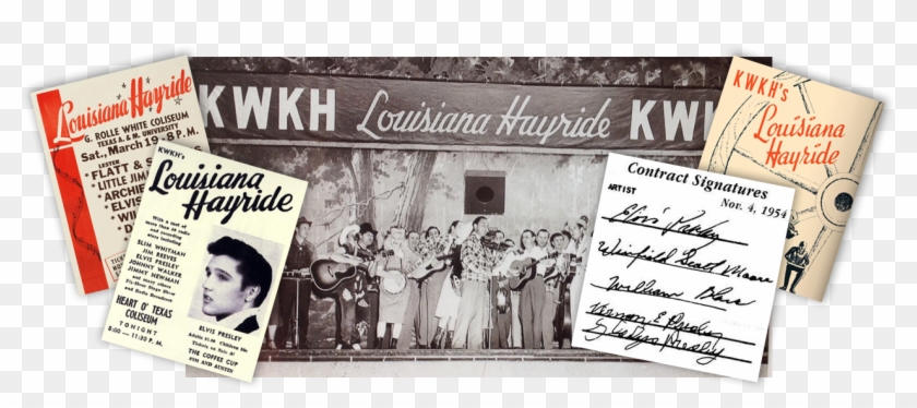 Elvis Bei Der Louisiana Hayride - Poster Clipart