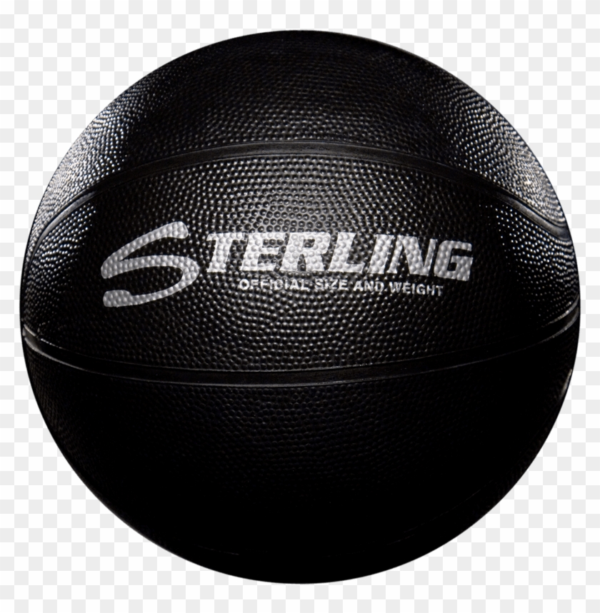 8 Panel Rubber Camp Basketball - Basket Ball Black Png Clipart #2413860