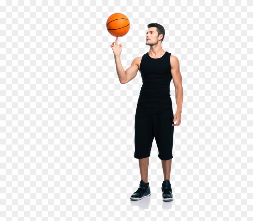 Basketball Training - Basketball Player Spinning The Ball Png Clipart #2413983