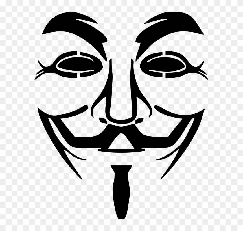 Vendetta Mask Guy Fawkes Face Man Film Person - Guy Fawkes Mask Clipart