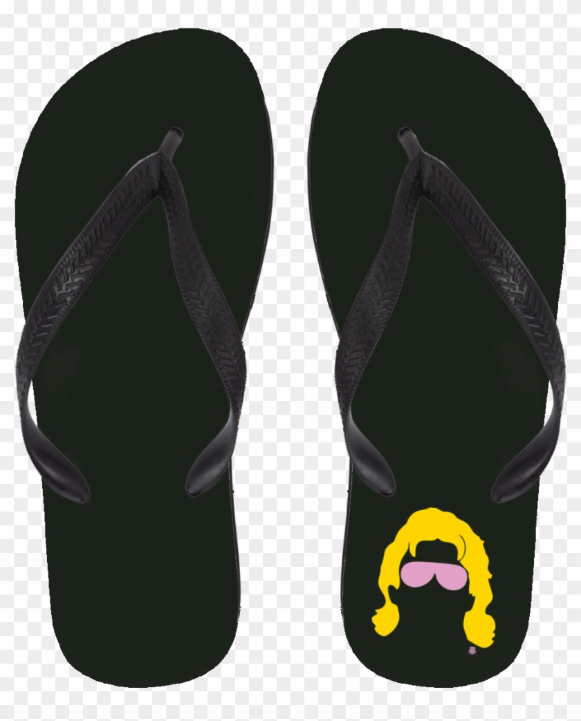 Flair Silhouette Flip Flops - Flip-flops Clipart #2414249