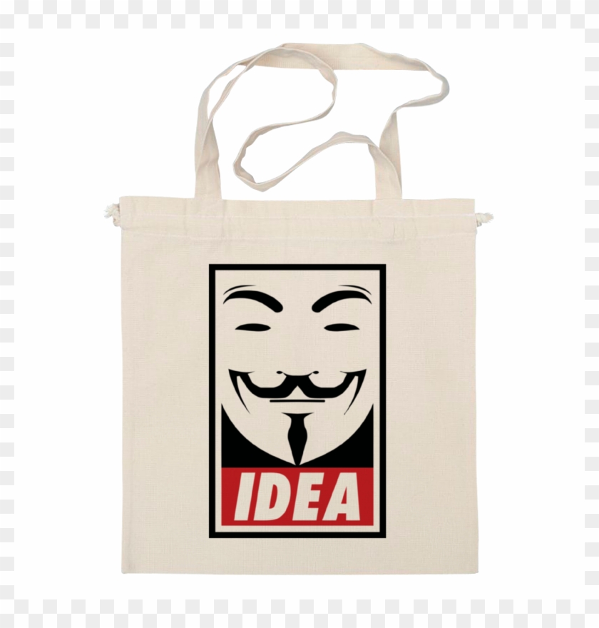 Сумка Printio Маска Гая Фокса V For Vendetta Anonymous - Губы С Чупа Чупсом Clipart #2414466