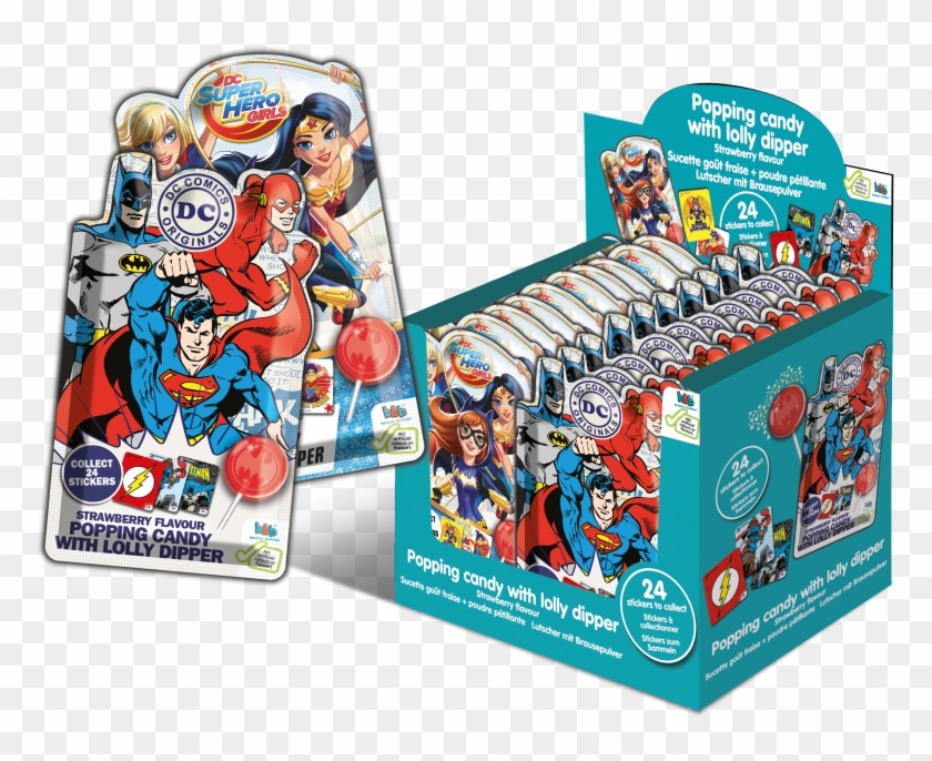 Dc Comics & Dc Superhero Girls Popping Candy - Cartoon Clipart #2414807