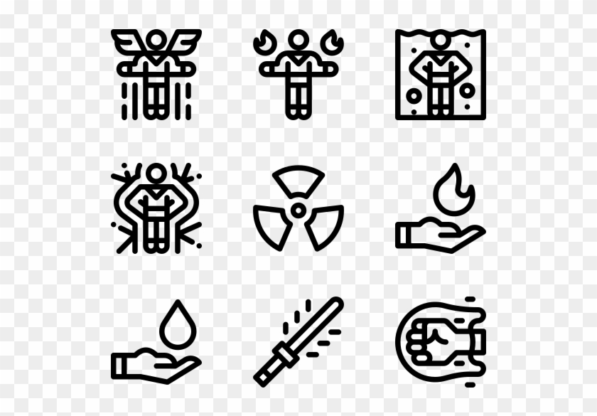 Super Hero - Minimalist Sword Icon Clipart