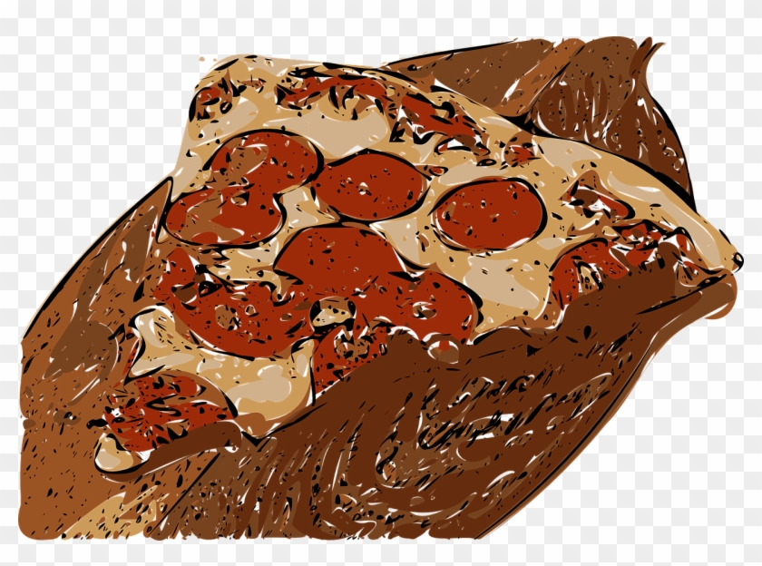 Pizza Slice Pepperoni Png Image - Pizza Clipart #2415044