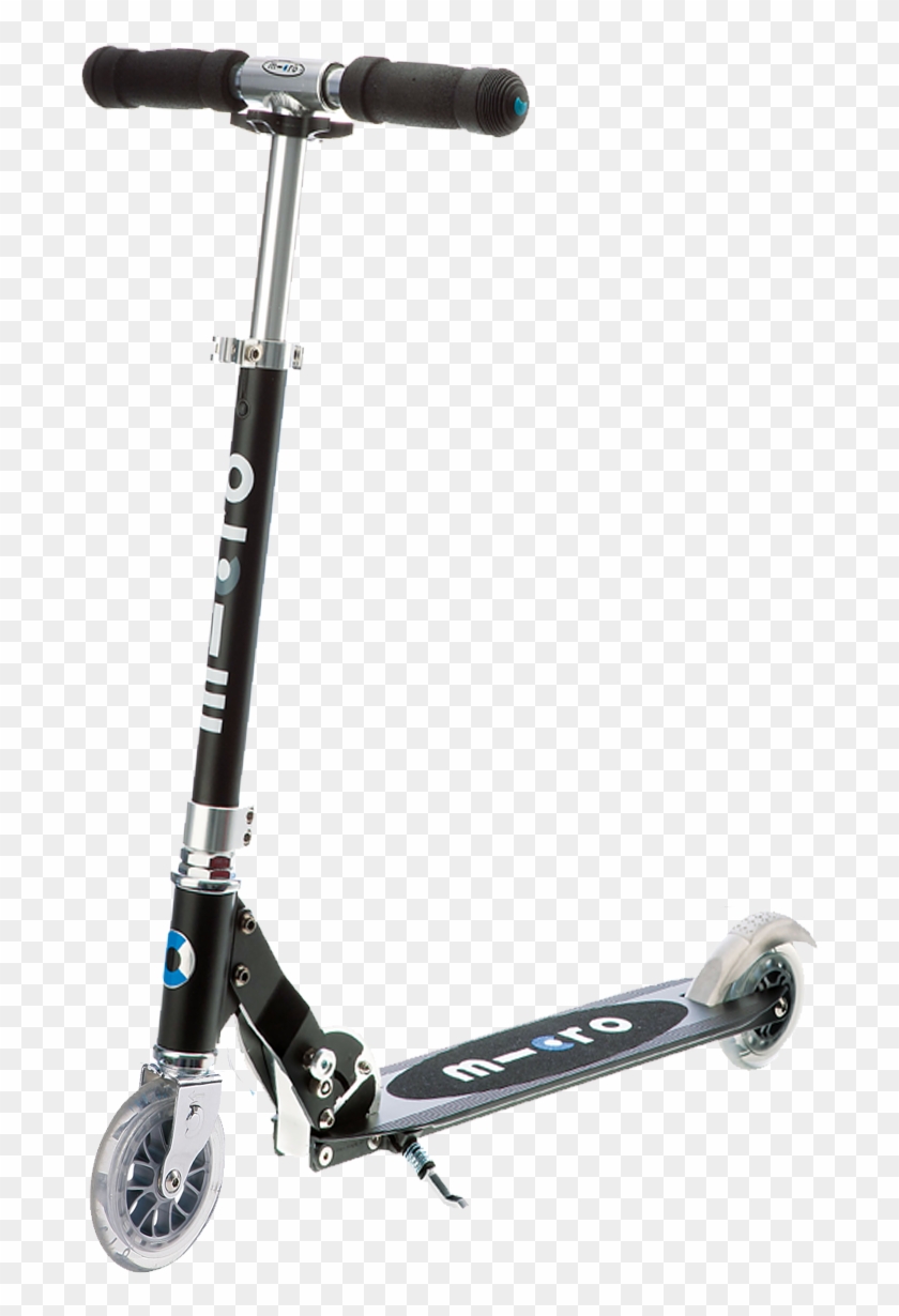 Micro Sprite Black Scooter Clipart