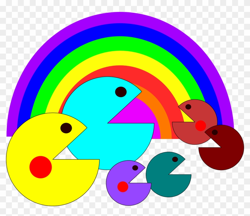 Pac Man Video Game Character Png Image - Pacman Birthday Cake Clipart