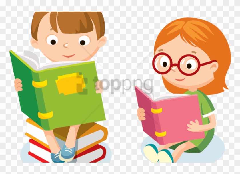 Free Png Children Books Png Png Image With Transparent - Children Reading Clipart #2415867