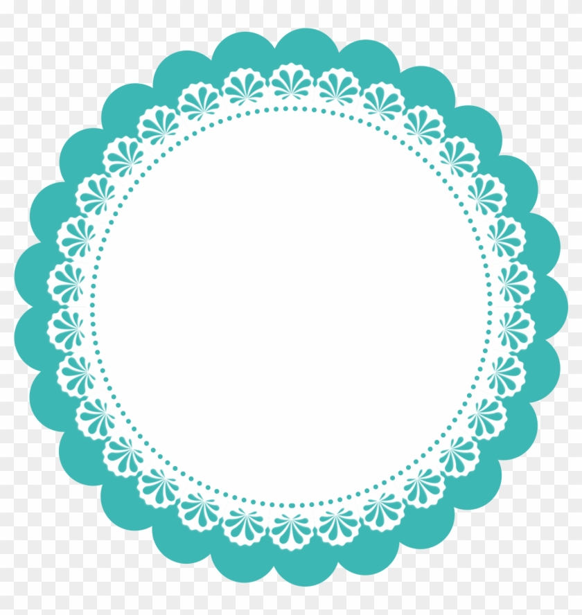 Escalopes Em Png - Moldura Redonda Lilas Png Clipart