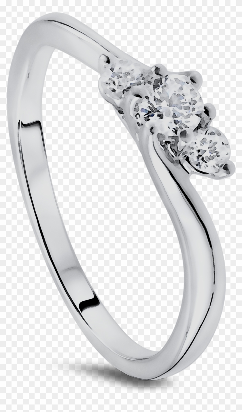 Ring Silver Jewellery Wedding Free Frame Clipart - Engagement Ring - Png Download #2416857