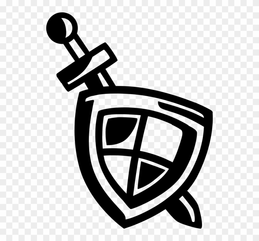 More In Same Style Group - Middle Ages Shield Transparent Drawing Clipart #2417009