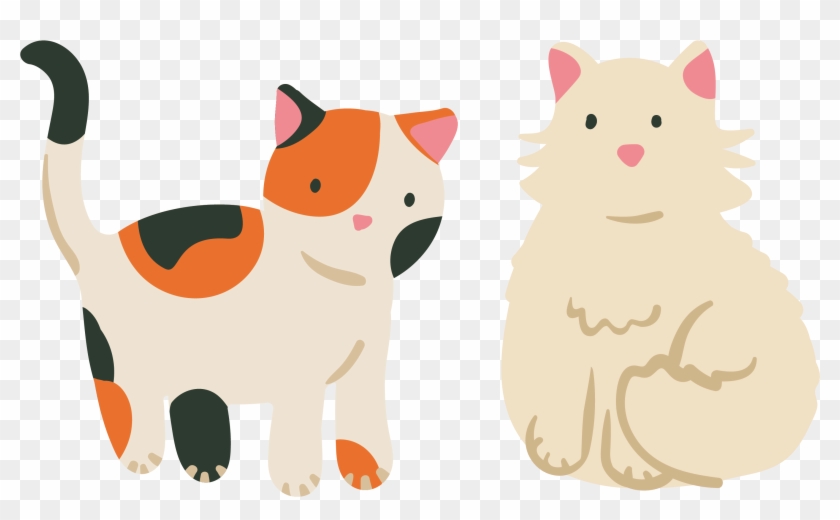 Clipart Free Stock Cats Vector Cat Breed - Кошка Вектор - Png Download