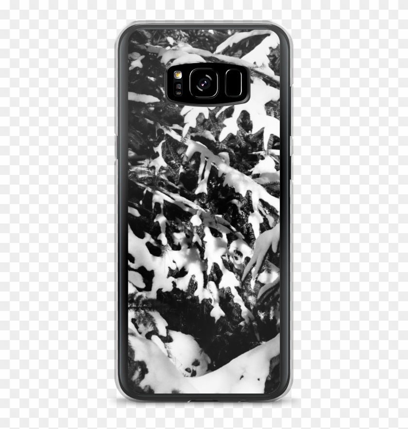 85530027 Mockup Case On Phone Samsung Galaxy S8 - Iphone Clipart #2417217