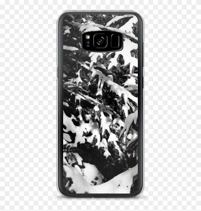 85530027 Mockup Case On Phone Samsung Galaxy S8 - Iphone Clipart