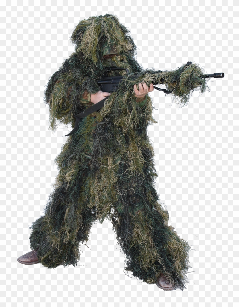 5-piece Youth Camo Ghillie Suit - Red Rock Ghillie Suit Clipart #2417466