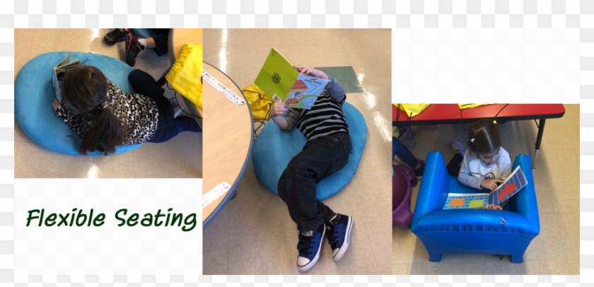 Students Enjoy Flexible Seating - Floor Clipart