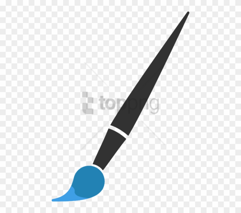 Free Png Paint Brush Clip Art Png Png Image With Transparent - Paintbrush Minimalist Vector #2417659