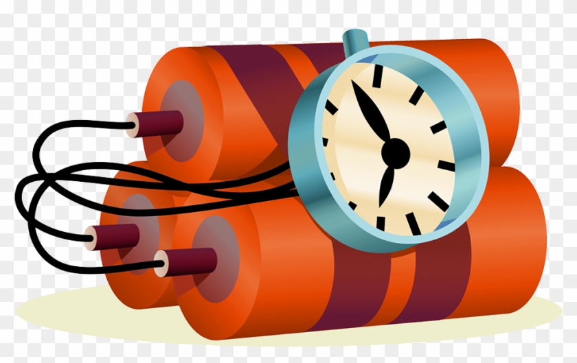 Time Threat Illustration Transprent Png Free Download - Bomb Clipart
