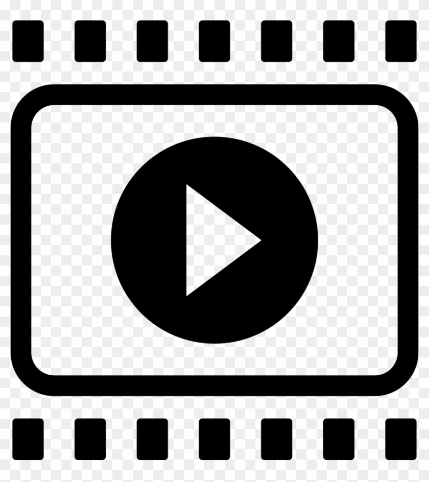 Film Strip With Right Arrow Interface Symbol Comments - Simbolo Filme Clipart #2417888