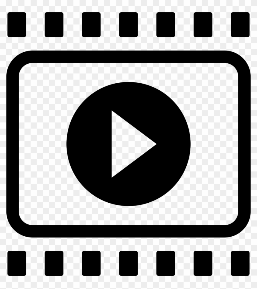 Film Strip With Right Arrow Interface Symbol Comments - Simbolo Filme Clipart
