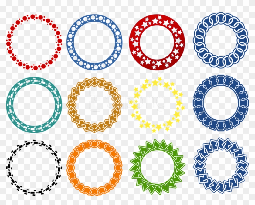 Free Png Round Frame Png - Circular Filigree Vector Clipart