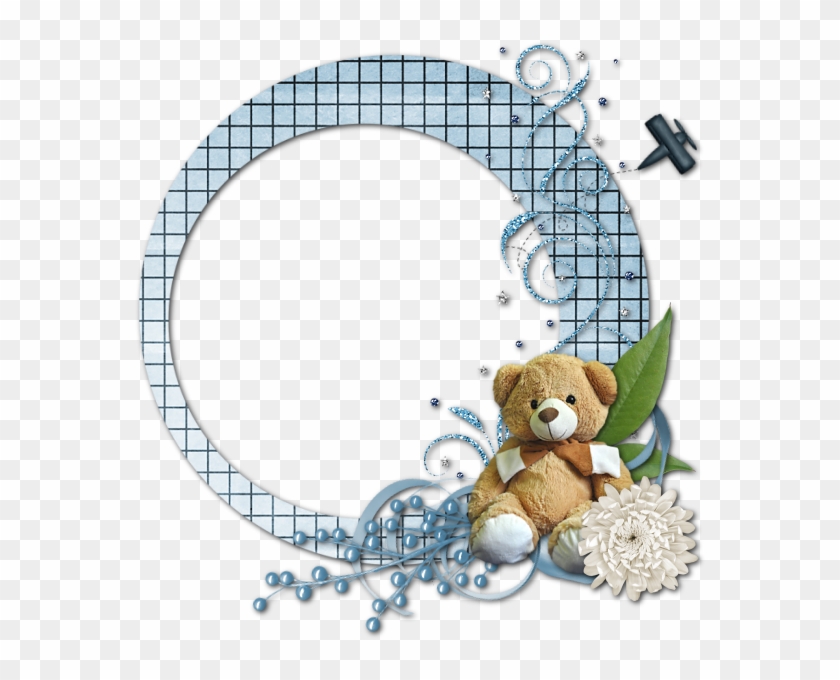 Cadres Et Bordures - Round Baby Frame Png Clipart #2418138