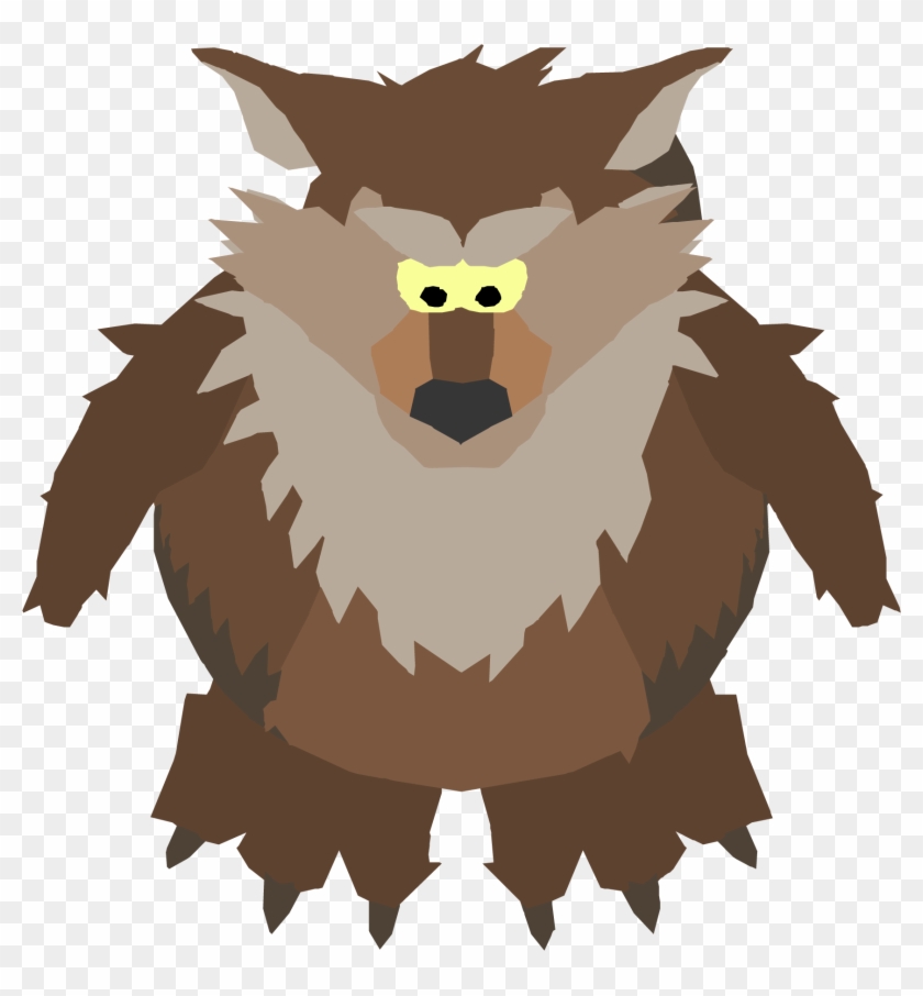 Cartoon Werewolf Png - Werewolf Penguin Clipart #2418324