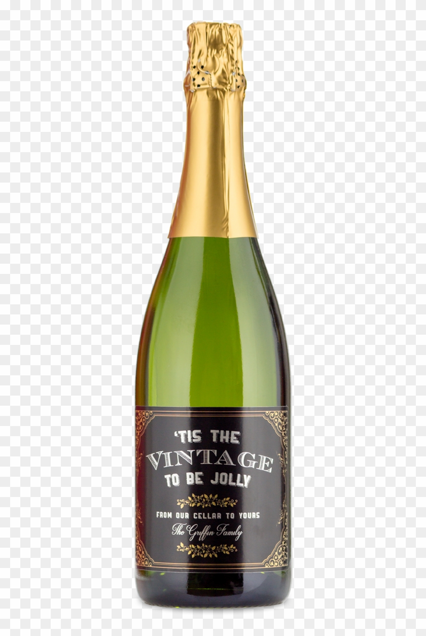 Champagne Business Milestone Gift - Glass Bottle Clipart #2418601