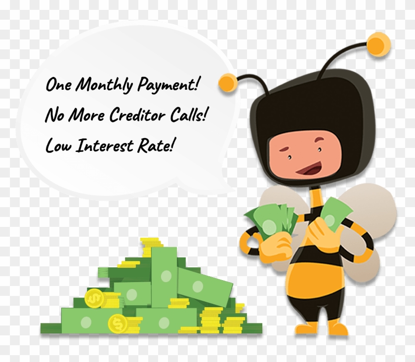 One Monthly Payment - Czlowiek Pszczola Clipart #2418884