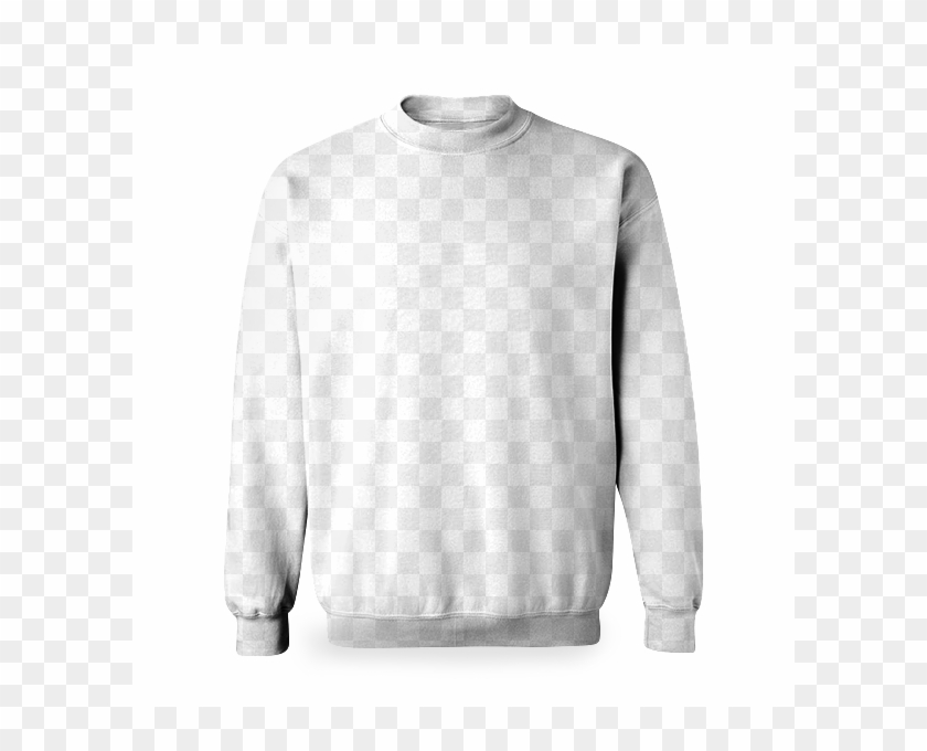 Basic Sweatshirt - Plain White Sweatshirt Png Clipart #2418889