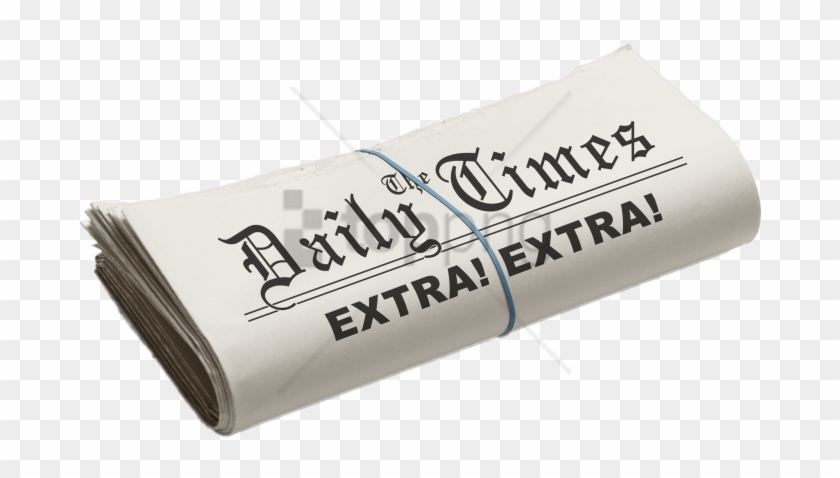 Free Png The Daily Times Folded Newspaper Png Image - Newspaper Png Clipart