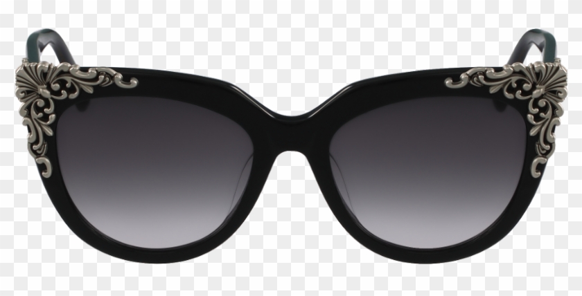 Cat Eye Bling Glasses Png - Plastic Clipart