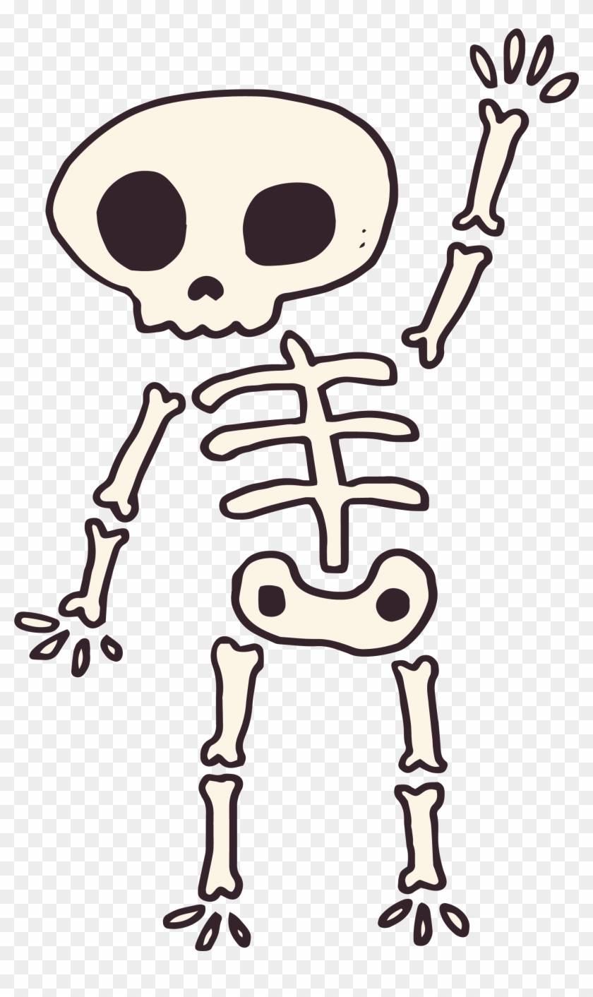 Human Computer File Hello Monster - Cartoon Transparent Background Skeleton Transparent Clipart #2419816