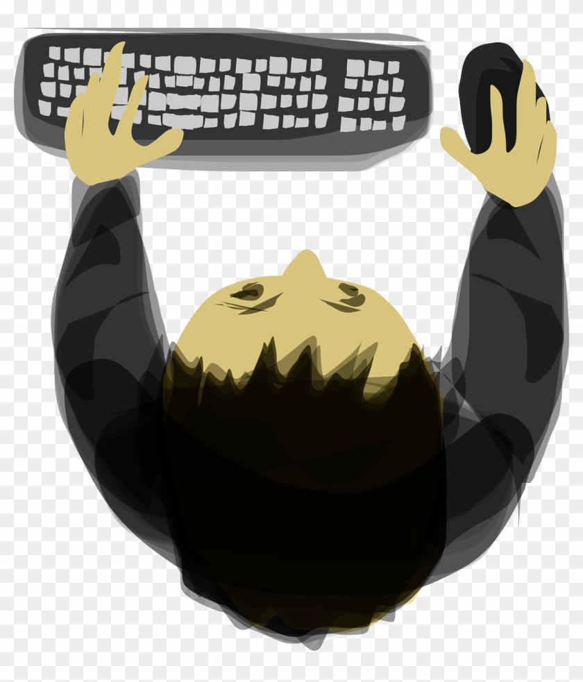Typing Skills Checklist - Man Top View Png Clipart