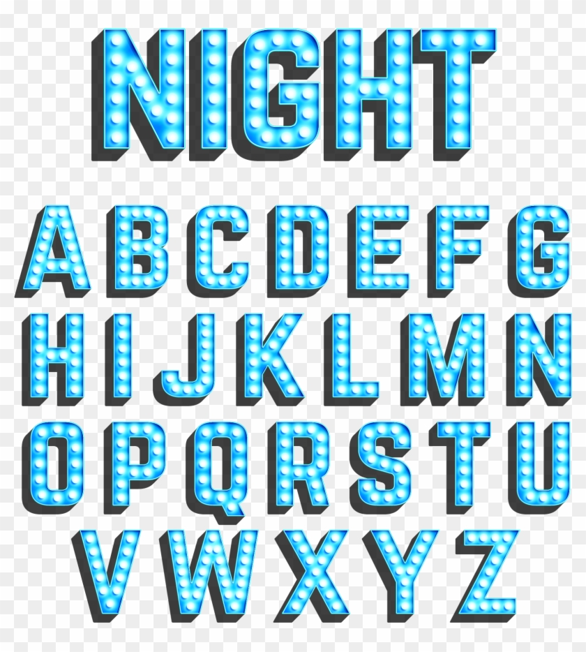 Blue Lighting Luminous Neon Wordart Download Hd Png - Letras Neon Azul Png Clipart #2419998