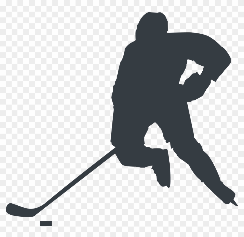 Hockey Silhouette Png - Cool Hockey Player Silhouette Clipart