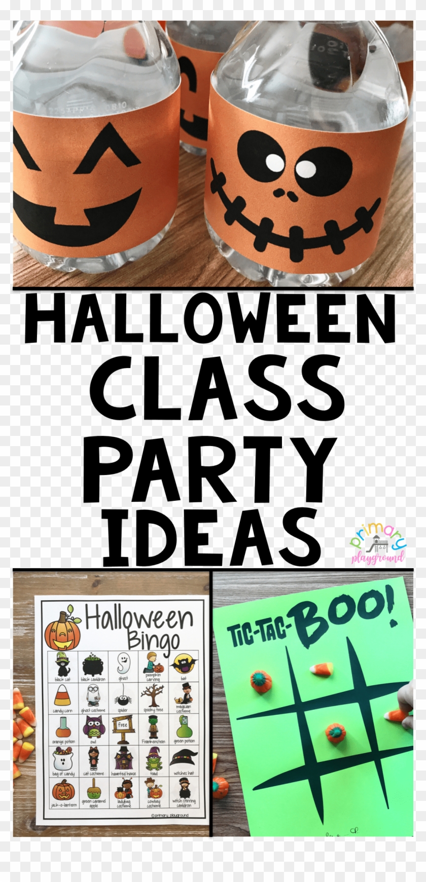 Halloween Class Party Ideas - Poster Clipart