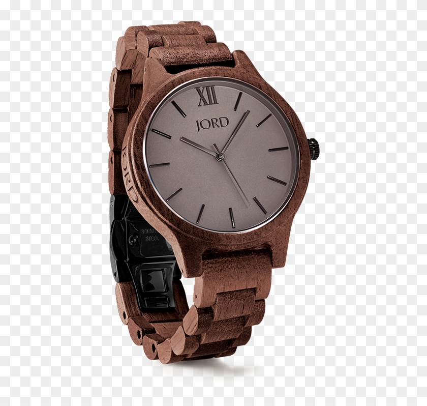 Watch Made From Koa - Analog Watch Clipart #2420625