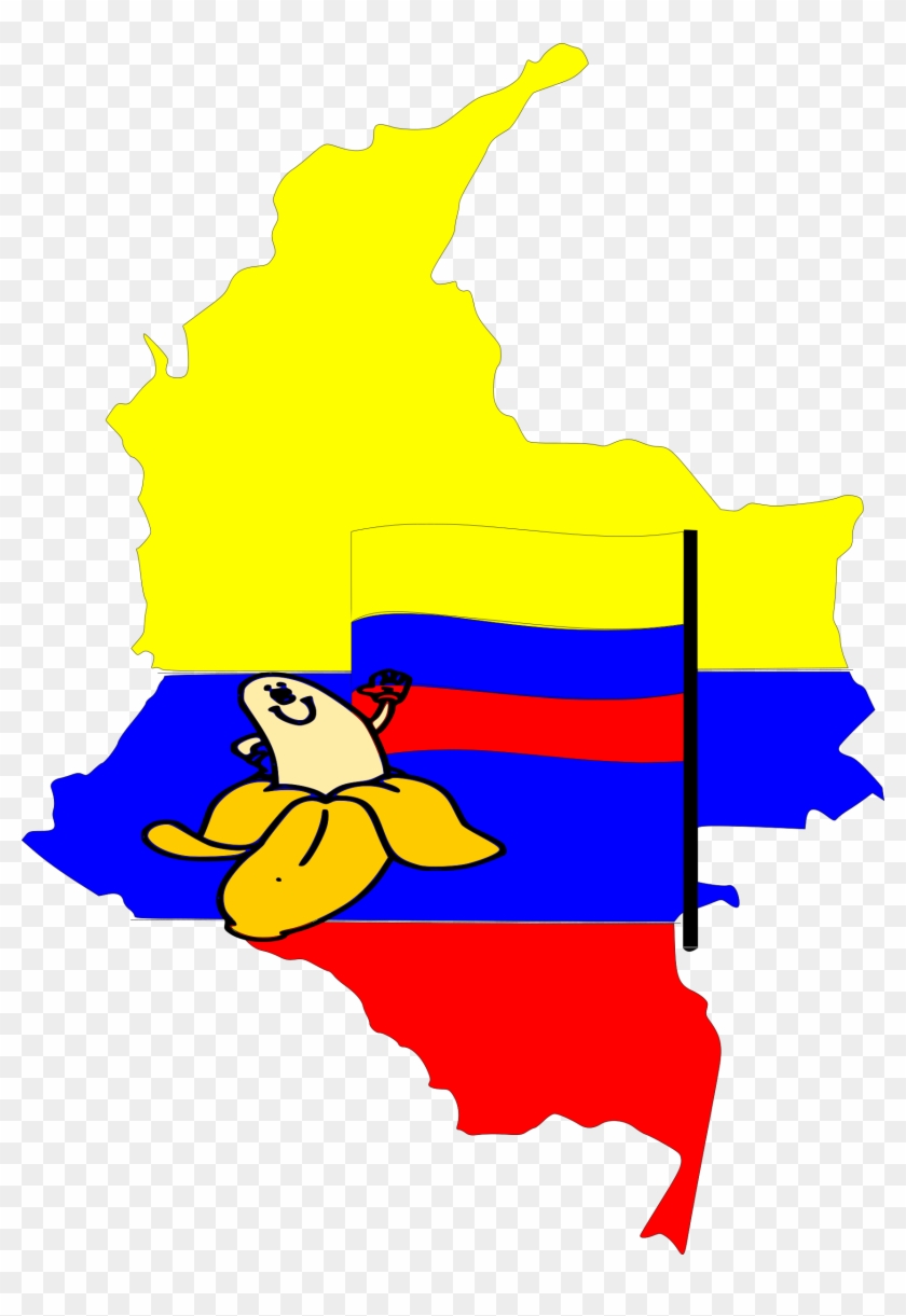 Colombia Image Png - Colombia Map Clipart Transparent Png