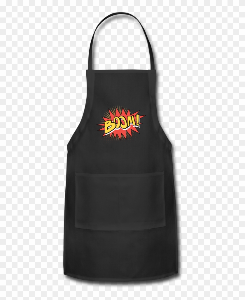 Comic Book Boom Png - Apron Clipart #2421388