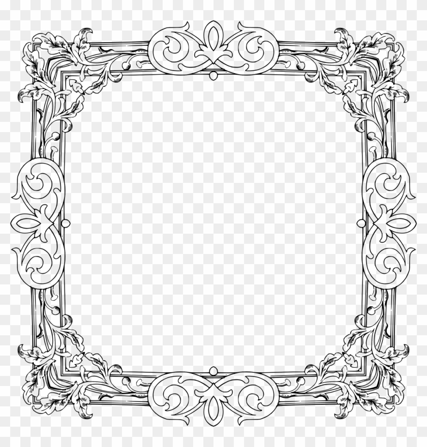 This Free Icons Png Design Of Vintage Floral Flourish - Clip Art Transparent Png