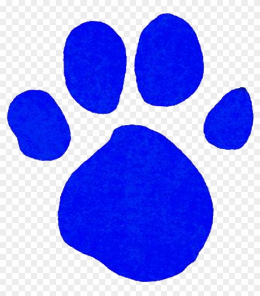 Clip Art Paw Print Comely Medium Size - Blue's Clues Blue's Paw Print - Png Download #2421970